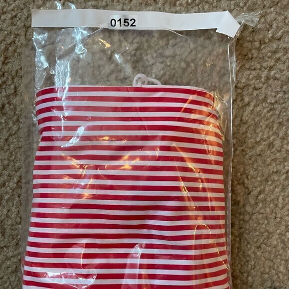 SEA LEVEL Sorrento Stripe High Waist Gathered Side Bikini Bottoms Size 14 - Picture 6 of 8